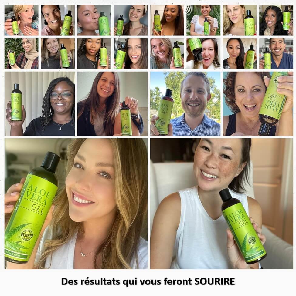 Aloe Vera Gel après Rasage